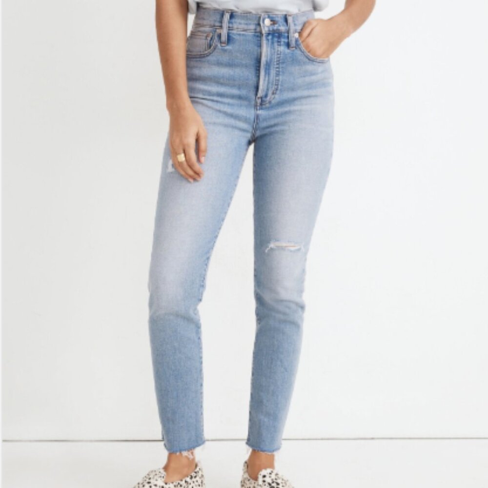 Madewell The Perfect Vintage Jean In Coffey Wash: Worn In Edition -Size 24